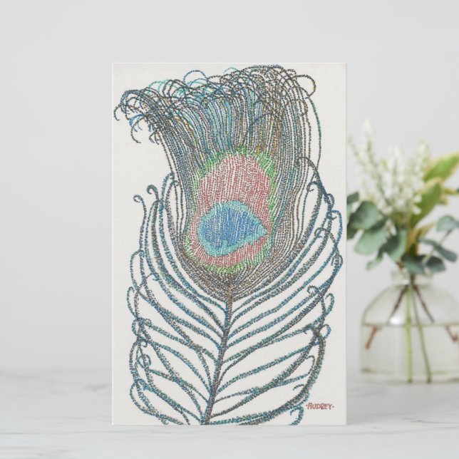 Peacock Feather (Staand voorkant)