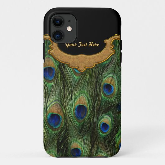 Peacock Feather - Aanpassen Case-Mate iPhone Case (Achterkant)