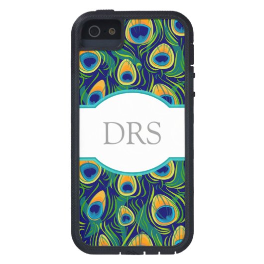 Peacock Feather Animal Print Case-Mate iPhone Case (Achterkant)