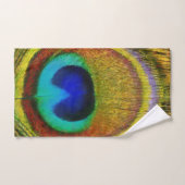 Peacock Feather Art Bad Handdoek (Handdoek)