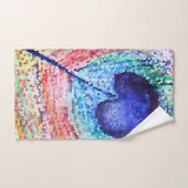 Peacock Feather Art Badkamer Handdoek Set (Handdoek)