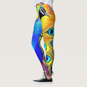 Peacock Feather Art Leggings (Links)