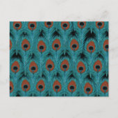 Peacock Feather Art Peacocks Feathers Artwork Briefkaart (Voorkant)