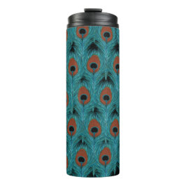 Peacock Feather Art Peacocks Feathers Artwork Thermosbeker