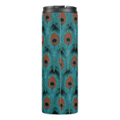 Peacock Feather Art Peacocks Feathers Artwork Thermosbeker (Achterkant)