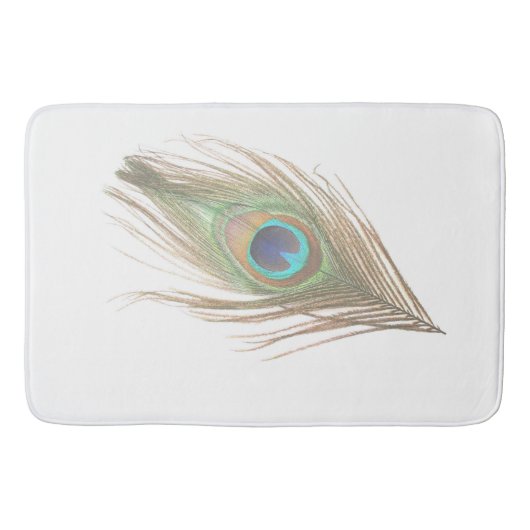 Peacock Feather Badmat (Voorkant)