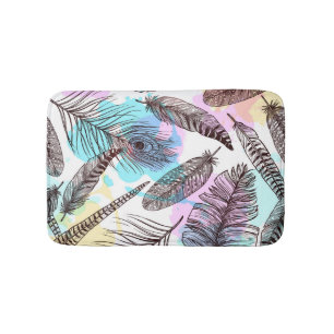 Peacock Feather Badmat