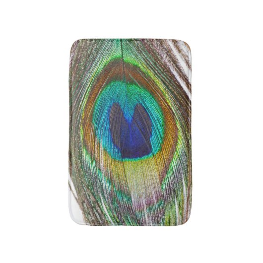 Peacock Feather Badmat (Voorkant Verticaal)