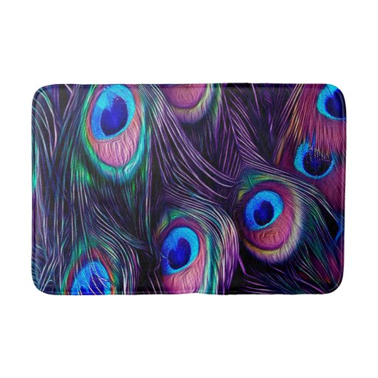 Peacock Feather Badmat (Voorkant)