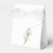 Peacock Feather Bedankdoosjes (Voorkant Zijde)