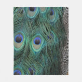 Peacock Feather Blanket Fleece Deken (Voorkant)