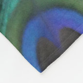 Peacock Feather Blanket Fleece Deken (Hoek)