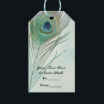 Peacock Feather Boho Chic Waterverf Custom Party Cadeaulabel<br><div class="desc">Peacock Feather Boho Chic Waterverf Custom Party Gift Label. Pas aan op de manier die u wilt. Overeenkomende items beschikbaar.</div>