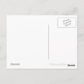 Peacock Feather Briefkaart (Achterkant)