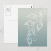 Peacock Feather Briefkaart (Voorkant / Achterkant)