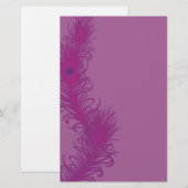 Peacock Feather Briefpapier (Voorkant / Achterkant)