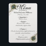 Peacock Feather Bruiloft Menu<br><div class="desc">Peacock Feather Bruiloft Menu</div>