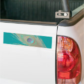 Peacock Feather Bumpersticker (Op Truck)