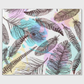 Peacock Feather Cadeaupapier (Vlak)