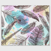 Peacock Feather Cadeaupapier (Vlak)