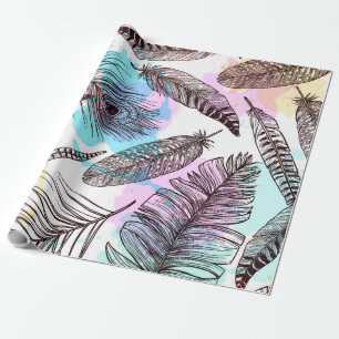 Peacock Feather Cadeaupapier