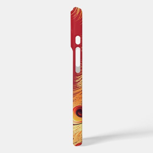 Peacock Feather Case-Mate iPhone Case (Achterkant / Links)