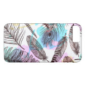 Peacock Feather Case-Mate iPhone Case (Achterkant (Horizontaal))