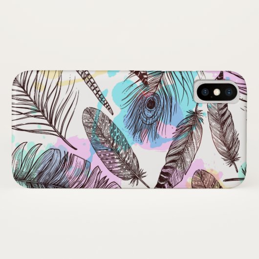 Peacock Feather Case-Mate iPhone Case (Achterkant (horizontaal))