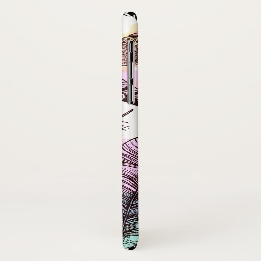 Peacock Feather Case-Mate iPhone Case (Achterkant/links)