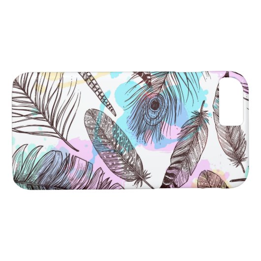Peacock Feather Case-Mate iPhone Case (Achterkant (Horizontaal))