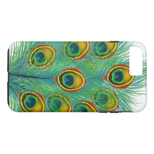 Peacock Feather Case-Mate iPhone Case (Achterkant (Horizontaal))