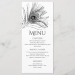 Peacock Feather Chic Glitter Silver Bat Mitzvah Menu<br><div class="desc">Dit ontwerp heeft een elegante zilveren glitter pauwenveer op een witte achtergrond met uw Bat Mitzvah Menu informatie hieronder. Personaliseer door de tekst in de tekstvakken te bewerken. Ontworpen voor u door Evco Studio www.zazzle.com/store/evcostudio #mitzvah #batmitzvah #eventplanner #mazeltov #jewish #mitzvahswag #jewishlife #wedding #kosher #mitzvahlife #corporateevents #partyplanner #batmitzvahgirl #party #mitzvahparty #mitzvahplanner...</div>