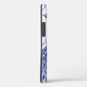 Peacock Feather Chinoiserie Blue en White Case-Mate iPhone Case (Achterkant / Rechts)