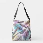 Peacock Feather Crossbody Tas (Achterkant)
