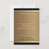 Peacock Feather Dank je wel Kaart (Achterkant)