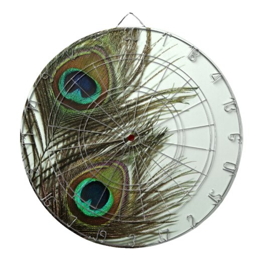 Peacock Feather Dart Board Dartbord (Voorkant)