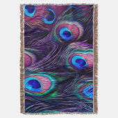 Peacock Feather Deken (Voorkant Verticaal)