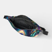 Peacock feather design uniek heuptasje (Open)