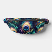 Peacock feather design uniek heuptasje (Liggend)