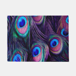 Peacock Feather Deurmat