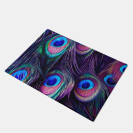 Peacock Feather Deurmat