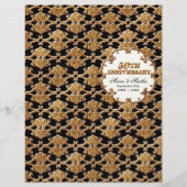 Peacock & Feather Elegant Matching Wedding Program (Voorkant)