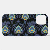 Peacock Feather: Elegant patroon. Case-Mate iPhone Case (Achterkant (horizontaal))