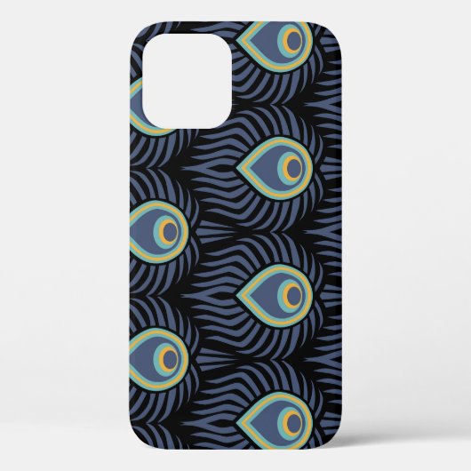 Peacock Feather: Elegant patroon. Case-Mate iPhone Case (Achterkant)