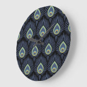Peacock Feather: Elegant patroon. Grote Klok (Hoek)