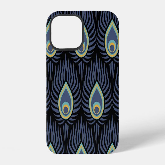 Peacock Feather: Elegant patroon. iPhone Hoesje (Achterkant)