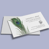 Peacock Feather | Elegant Thema Visitekaartje