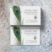Peacock Feather | Elegant Thema Visitekaartje