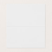 Peacock Feather | Elegant Theme Visitekaartje (Binnenkant ongevouwen)