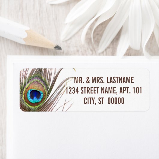 Peacock Feather Etiket (Insitu)